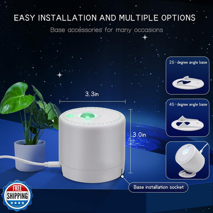 HERHOTER Galaxy Projector,Star Projector with Timer and Remote Control