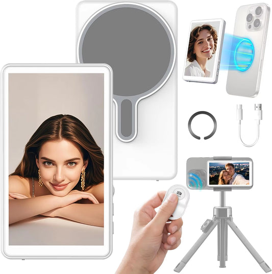 Kingma Wireless Remote Selfie Screen 4.02-Inch 16:9 450Cd/M High Brightness 60Hz Refresh Rate Magnetic USB-C Fast Charge 1800Mah